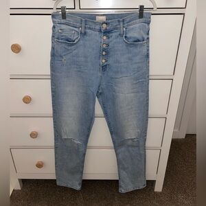 Mother pixie tomcat ankle jeans